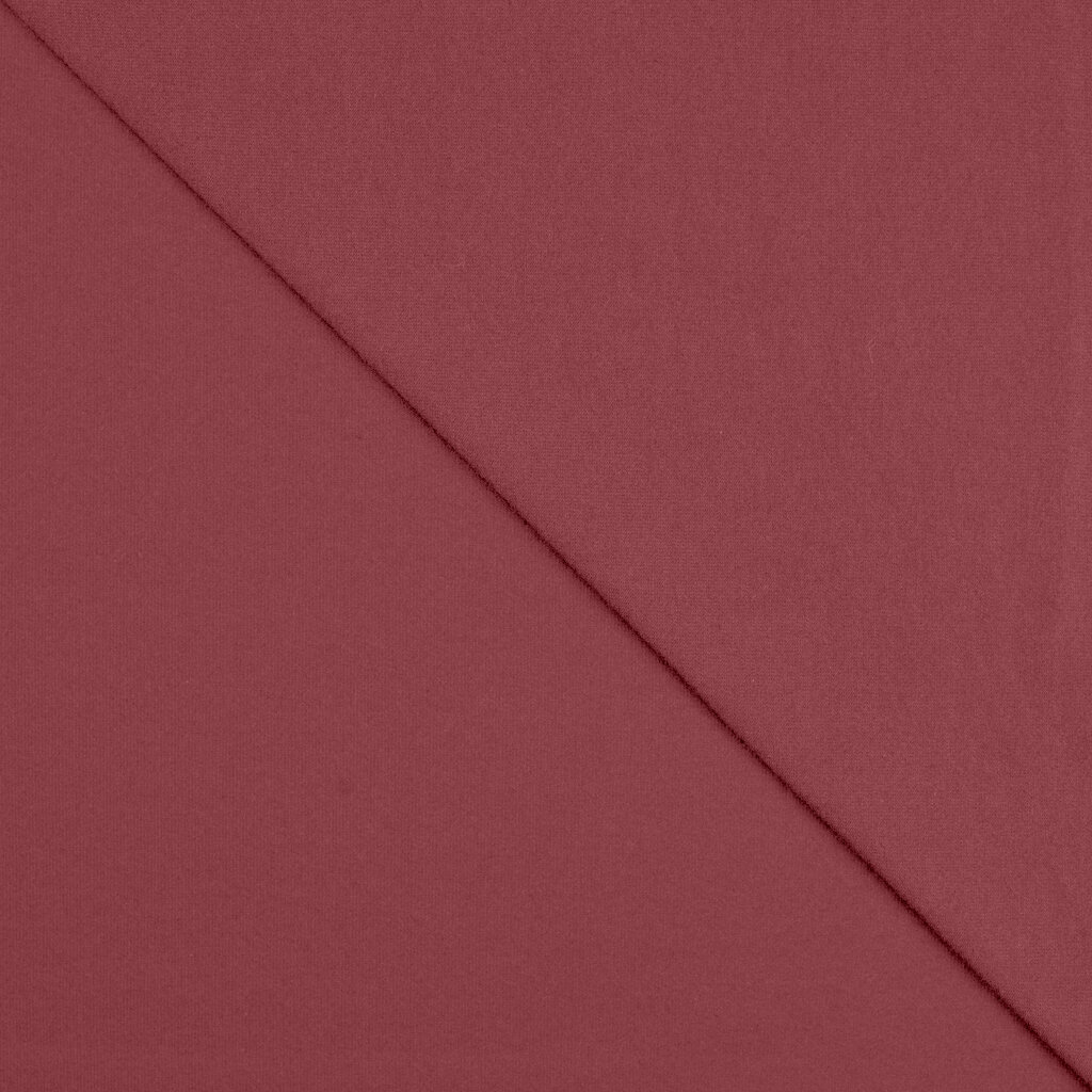 Katoenen tricot donker oudroze