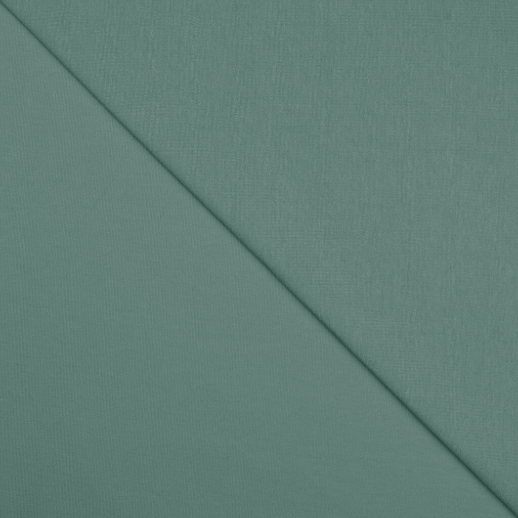 Katoenen tricot dunkelmint