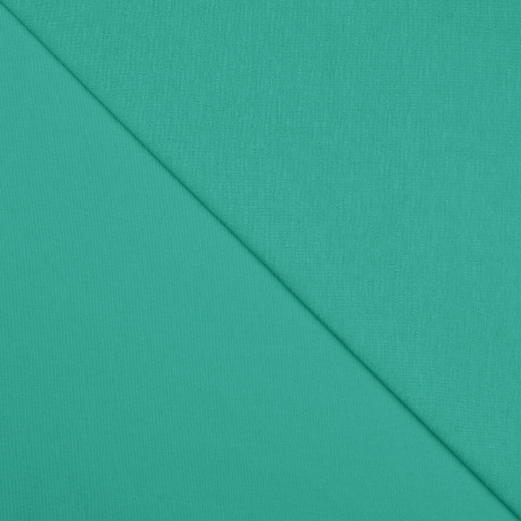 Katoenen tricot licht emerald