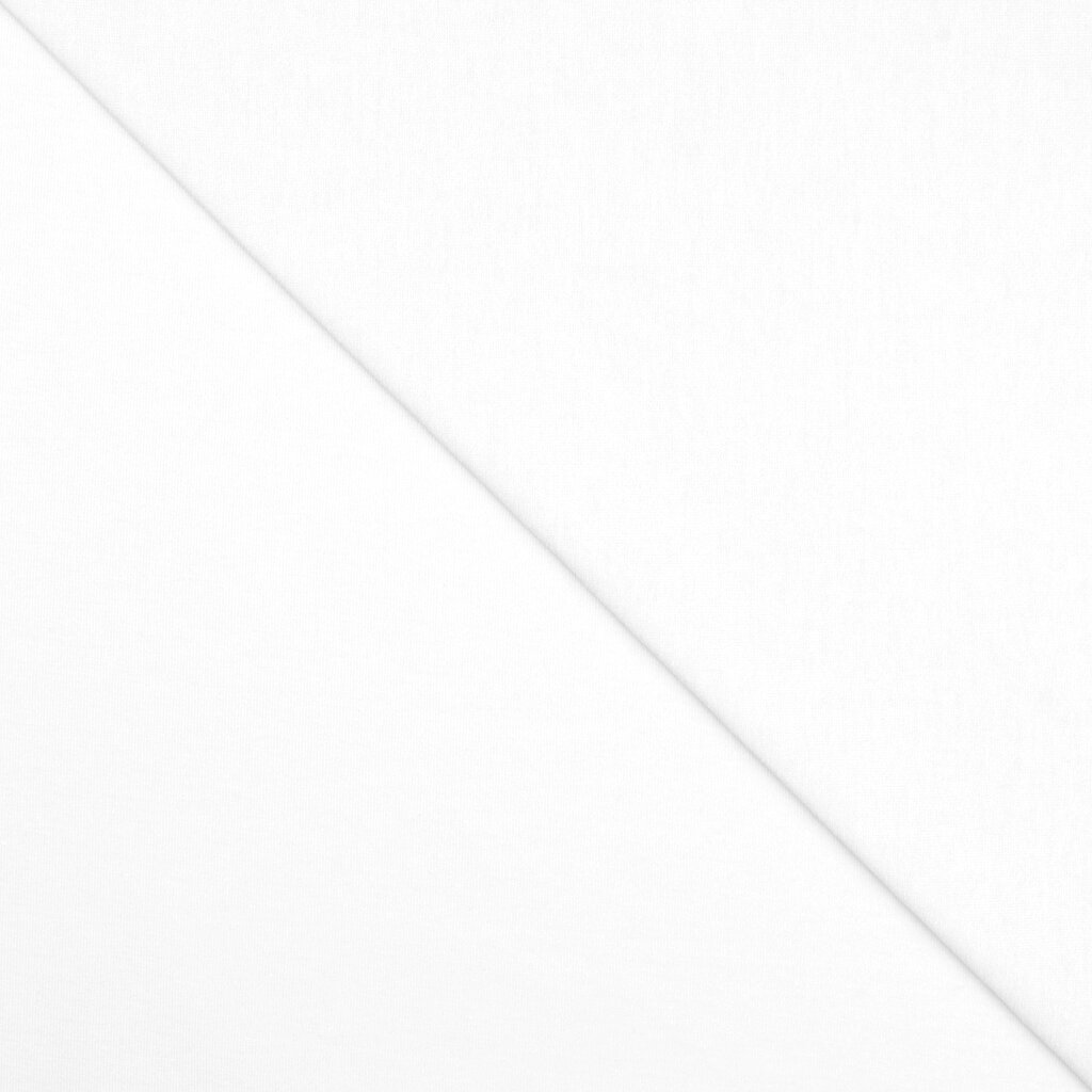 Katoenen tricot wit