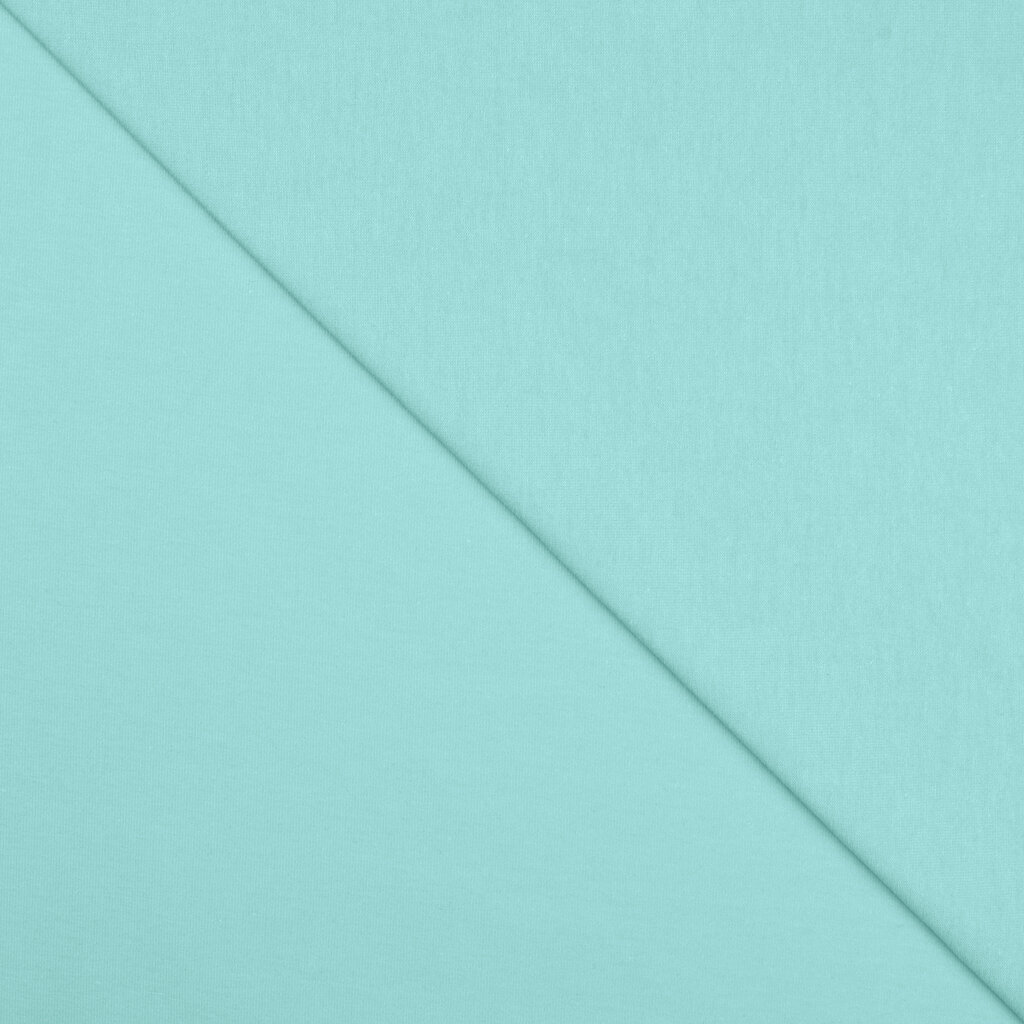 Katoenen tricot aqua