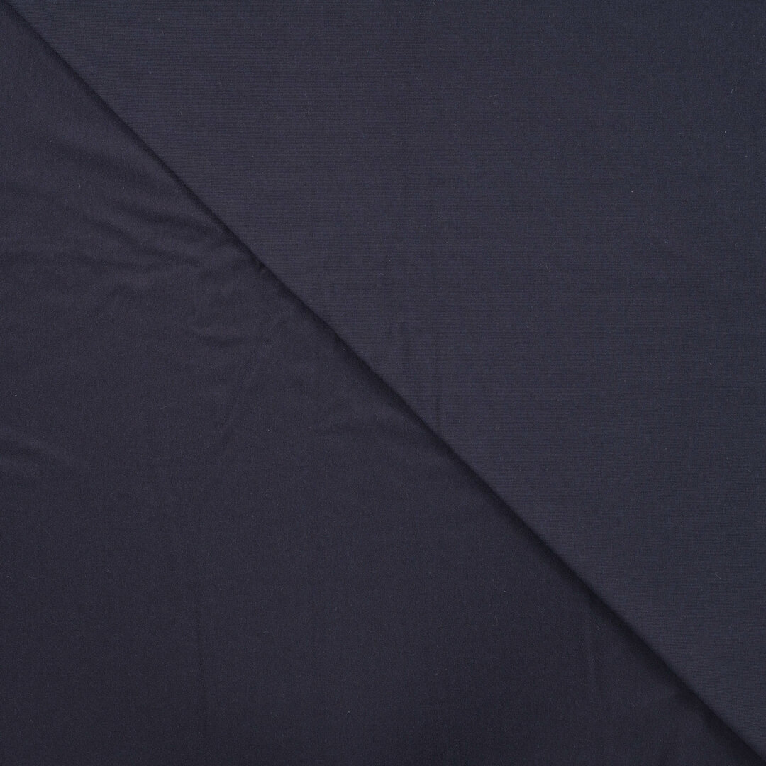 Katoenen tricot donkerblauw