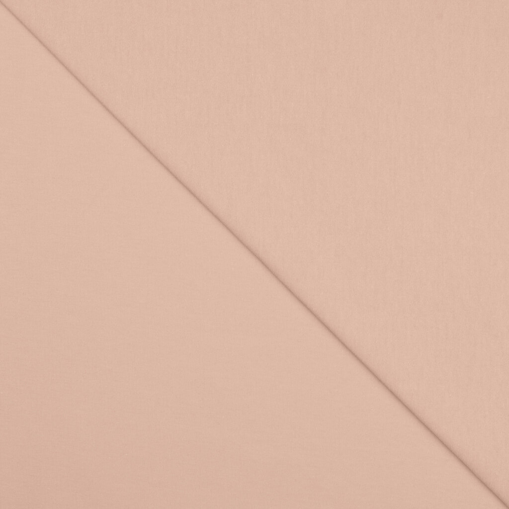 Katoenen tricot zand-beige