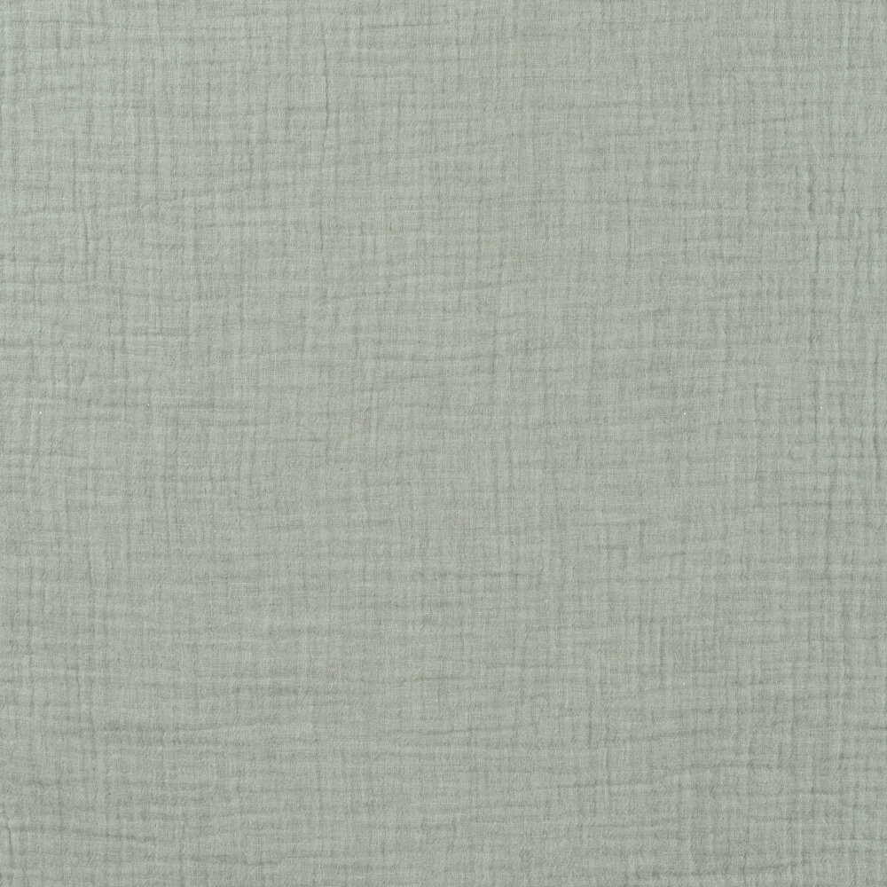 Katoenen Mousseline melange mint