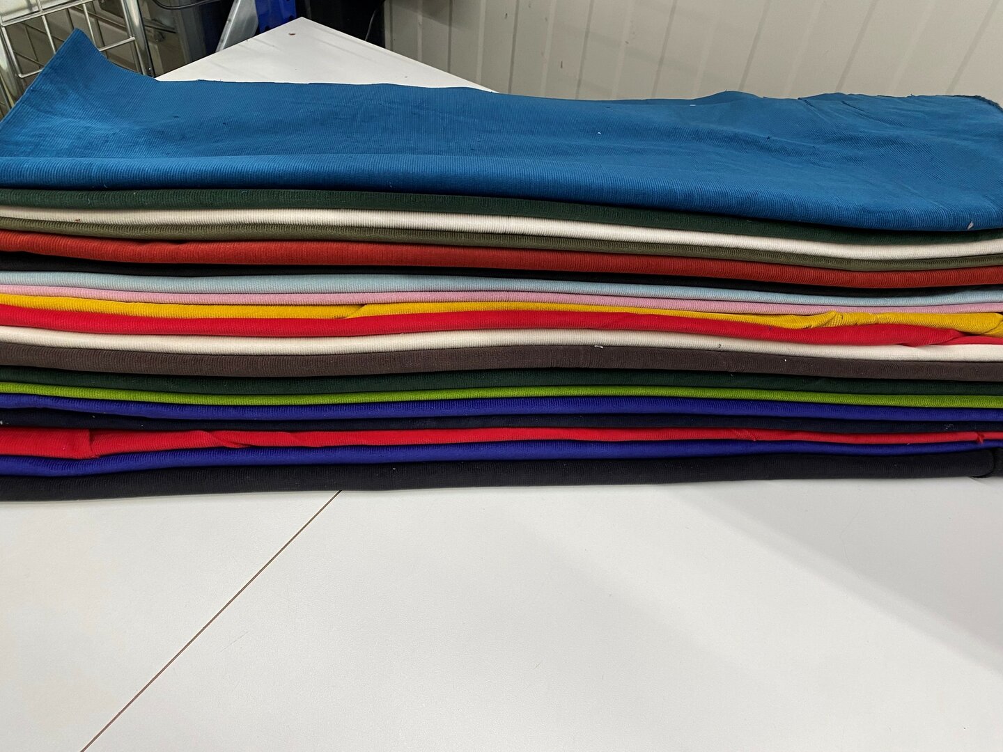 Restpakket 11 stuks Ribcord stretch