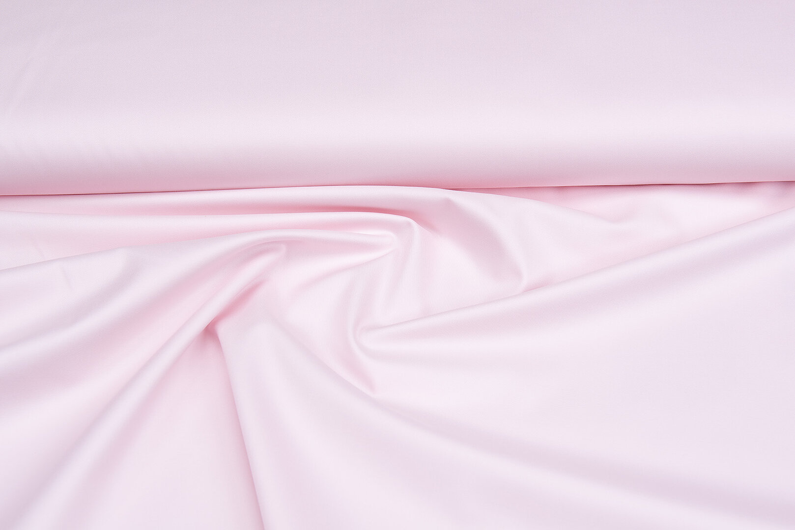 Katoen Poplin uni pastelroze