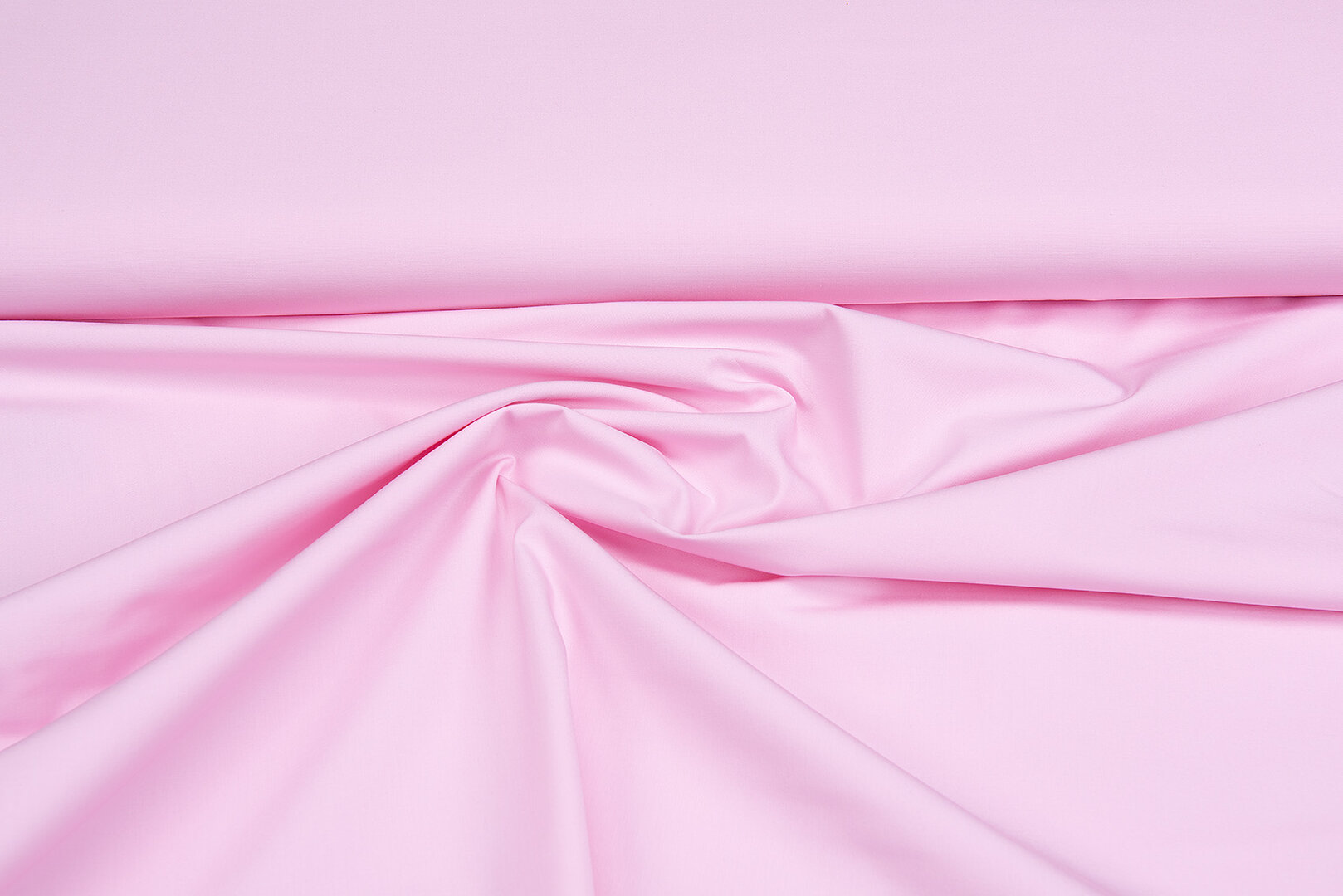 Katoen Poplin uni roze