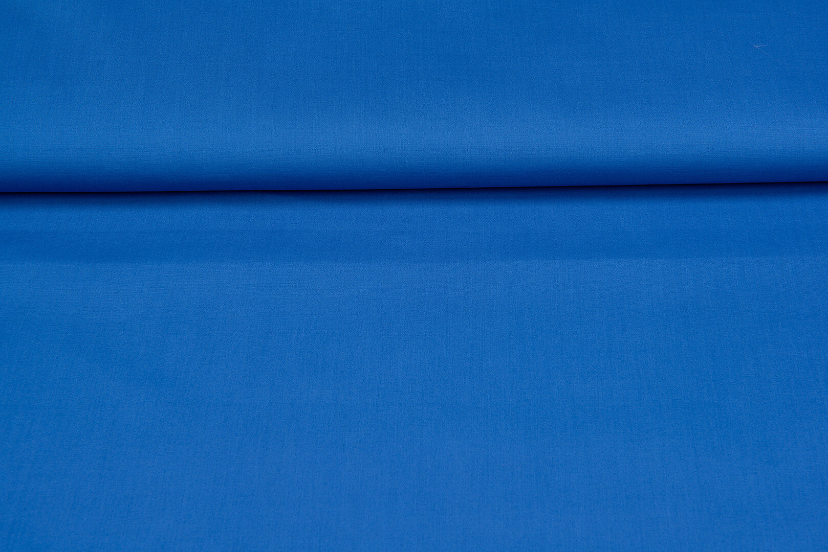 Katoen Poplin uni blauw
