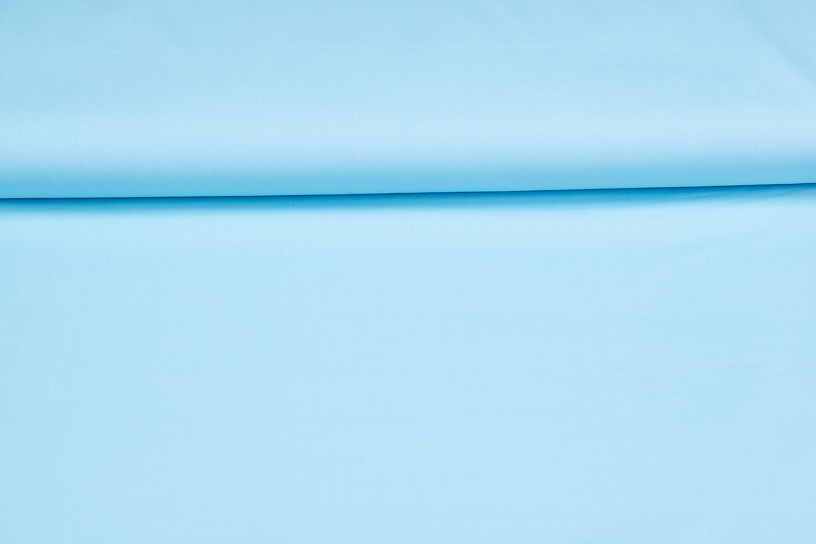 Katoen Poplin uni aqua