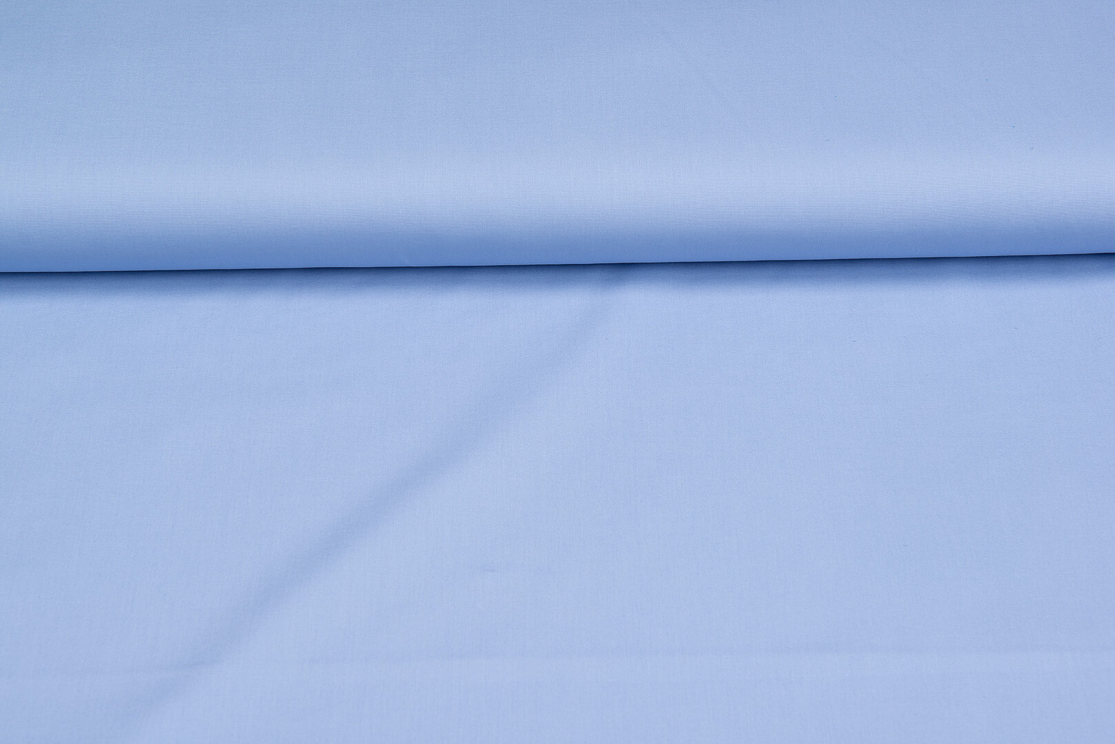 Katoen Poplin uni blauw-grijs