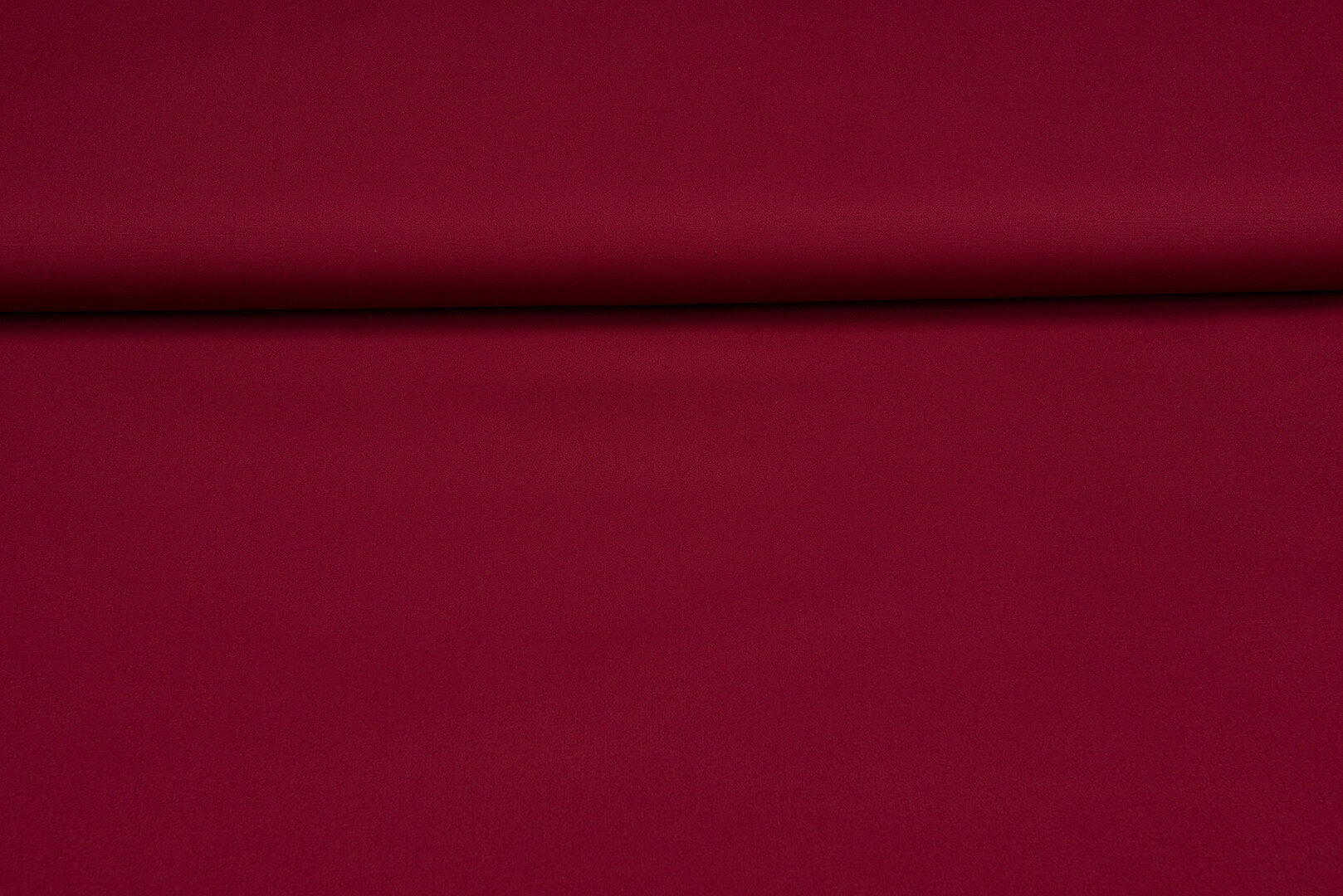 Katoen Poplin uni donkerrood