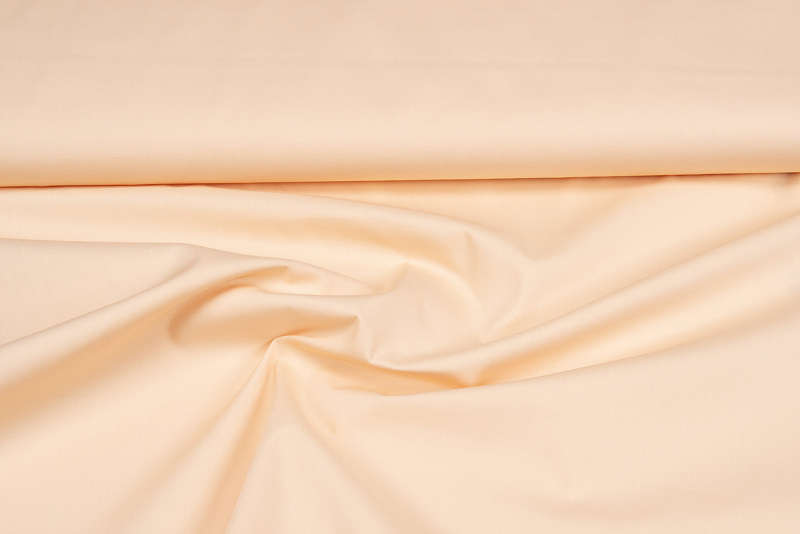 Katoen Poplin uni beige-geel