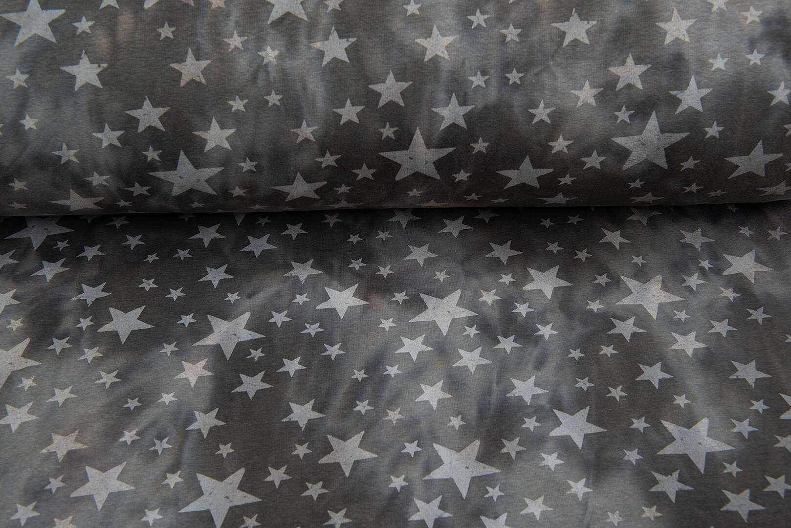 Alpenfleece Tie Dye STARS legergroen