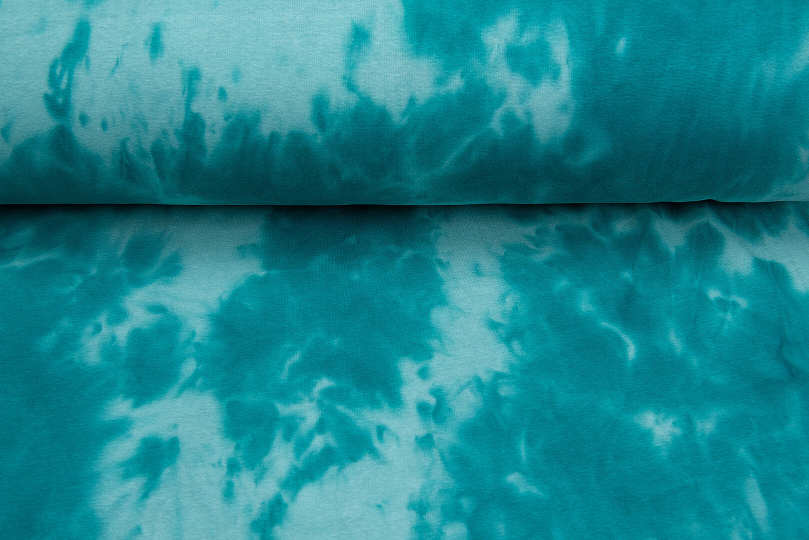 Alpenfleece Tie Dye mint-petrol