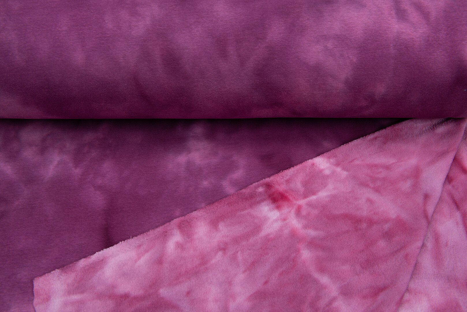 Alpenfleece Tie Dye cyclaam-paars