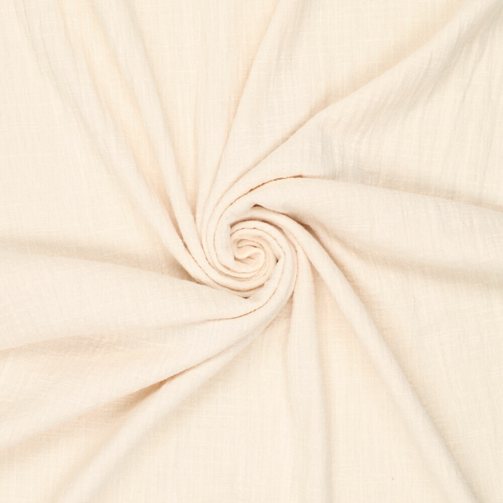 Slub Stone Washed Baumwolle beige