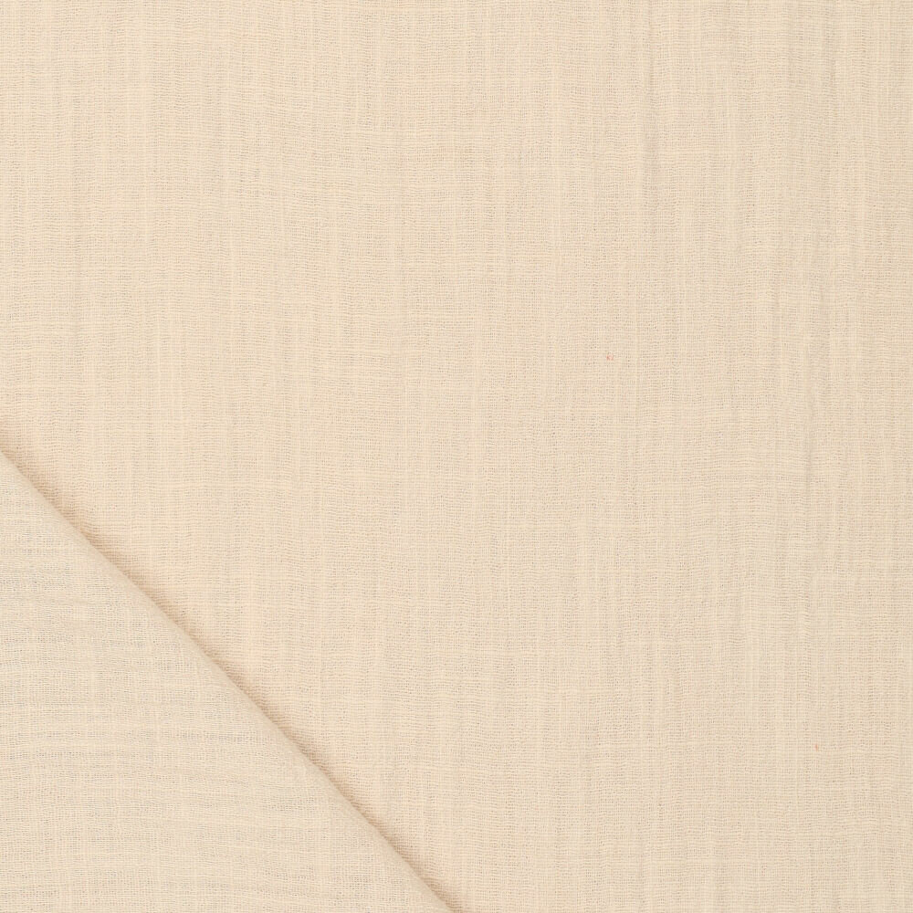 Slub Stone Washed Baumwolle sand-beige