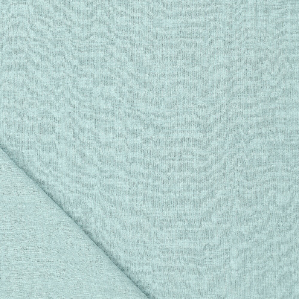 Slub Stone Washed Baumwolle mint