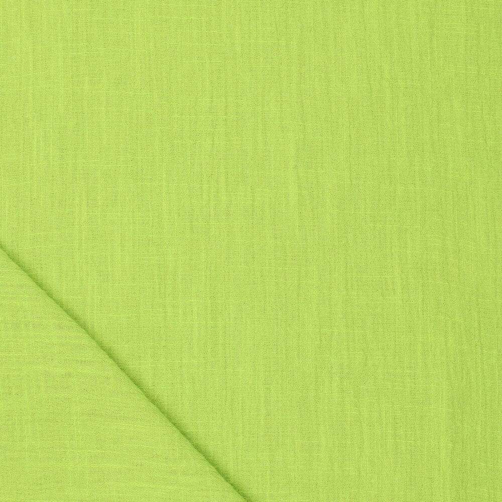 Slub Stone Washed Baumwolle lime