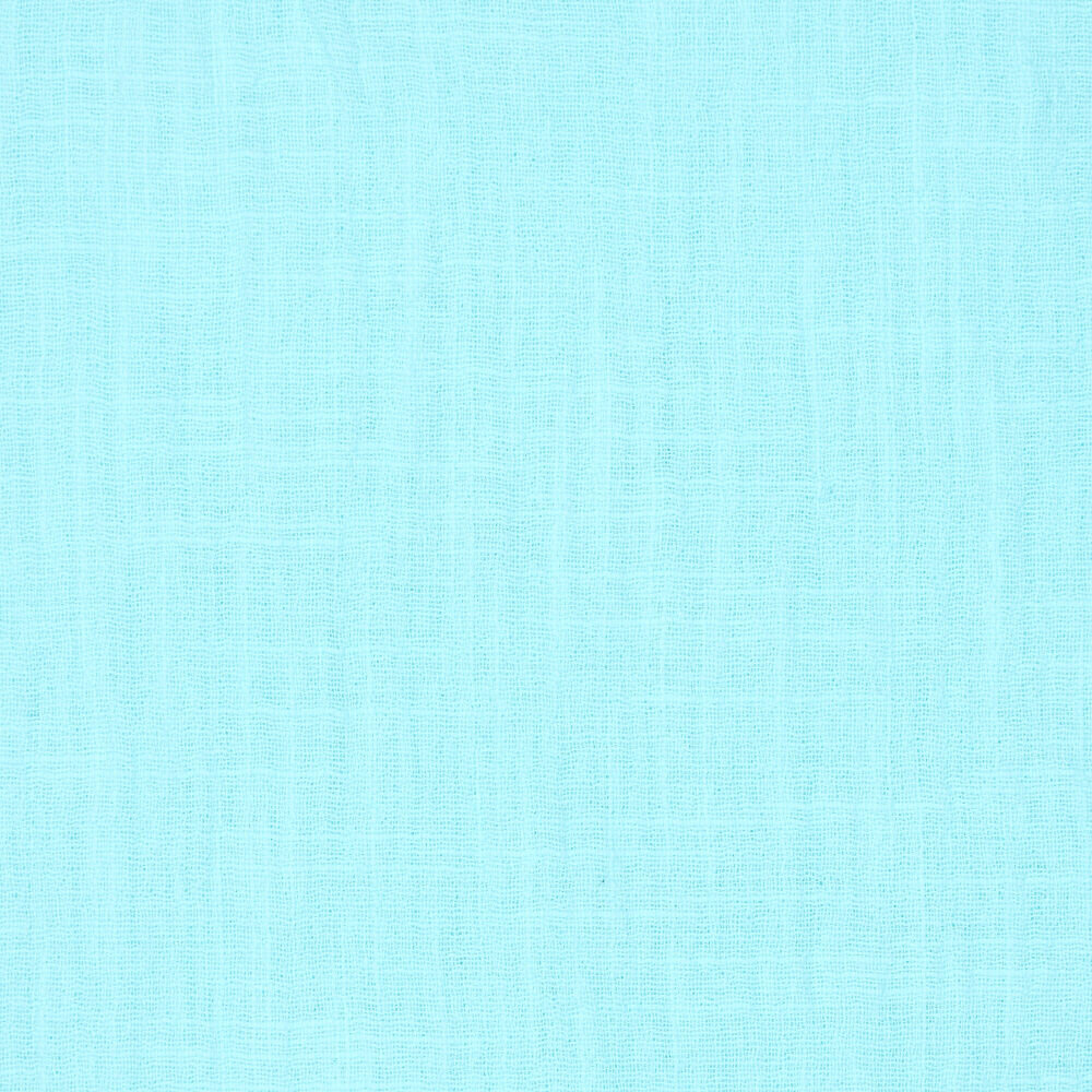 Slub Stone Washed Baumwolle aqua