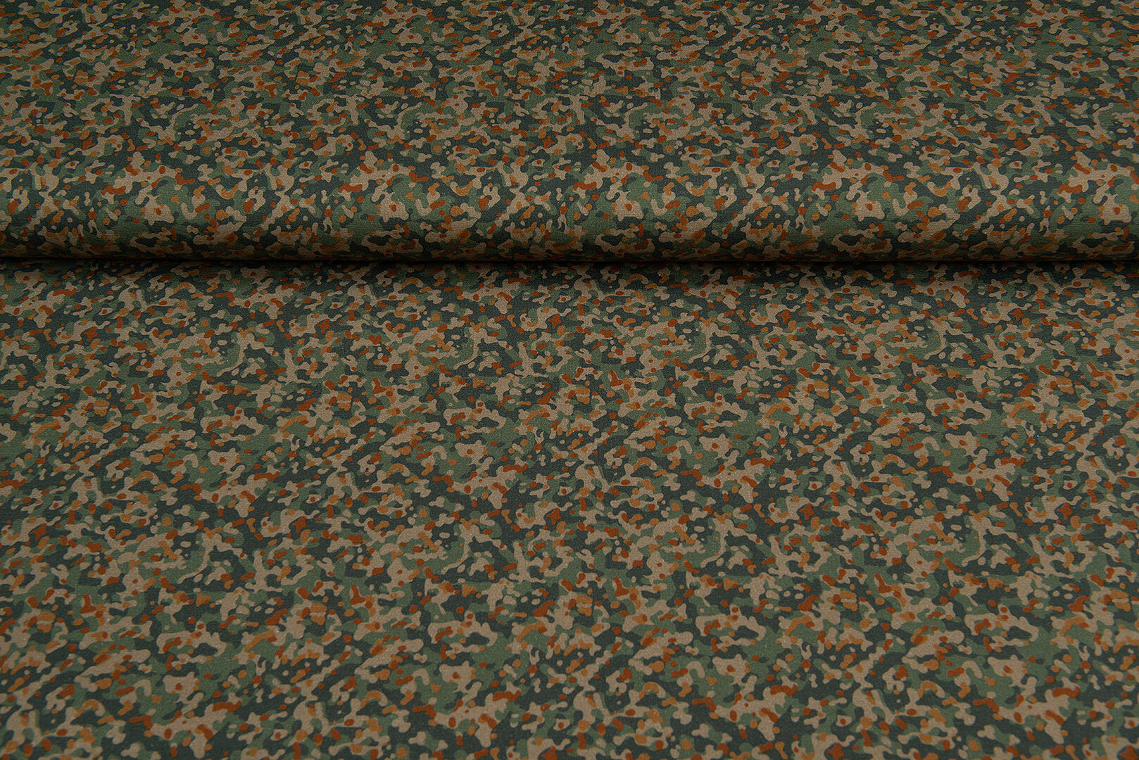 Katoenen Tricot bedrukt camouflage
