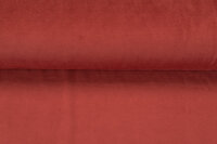 Rib jersey smal terracotta