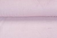 Rib jersey breed pastel oud roze