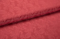 Voeringstof jacquard Paisley VO72 donkerrood