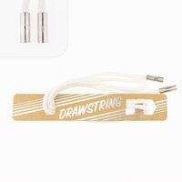 Hoodiekordel mit endstücken ecru