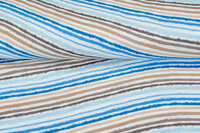 Katoenen Mousseline bedrukt smal stripes