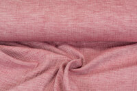 Katoenen Mousseline melange rood