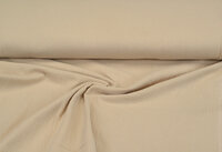 Katoenen mousseline uni beige