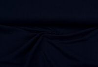 Katoenen mousseline uni donkerblauw
