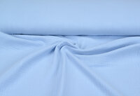 Katoenen mousseline uni baby blauw