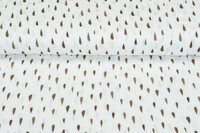 Katoenen Mousseline bedrukt Raindrops