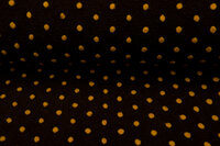 Boiled wool fluffy small dots bruin-oker