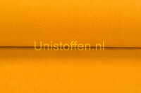 Katoenen Fleece okergeel
