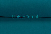 Katoenen Fleece licht petrol