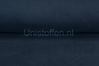 Katoenen Fleece donkerblauw 1