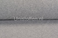 Katoenen Fleece lichtgrijs