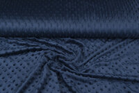 Minky fleece donkerblauw
