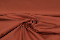 Katoen Poplin uni roest
