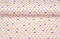 Baumwolljersey bedruckt desert hellrosa