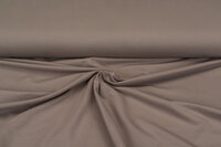 Katoenen Tricot uni taupe