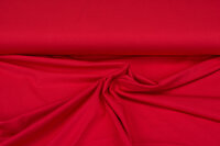 Katoenen Tricot uni rood