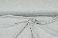 Katoenen Tricot uni lichtgrijs melee