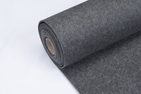 Vilt 3mm donkergrijs melee