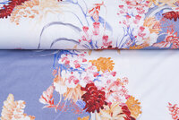 Viscose Tricot bedrukt PANEL multicolor flower