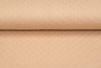 Katoenen mousseline bedrukt Foil Drops donkerbeige-goud