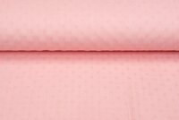 Baumwoll Musselin bedruckt bedrukt Foil Drops lachsrosa-gold